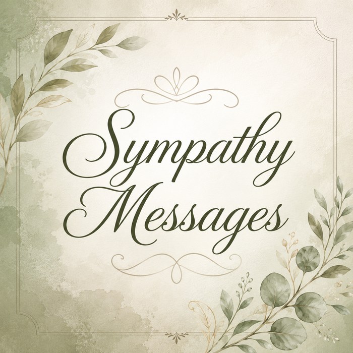Simple Sympathy Messages for Loss