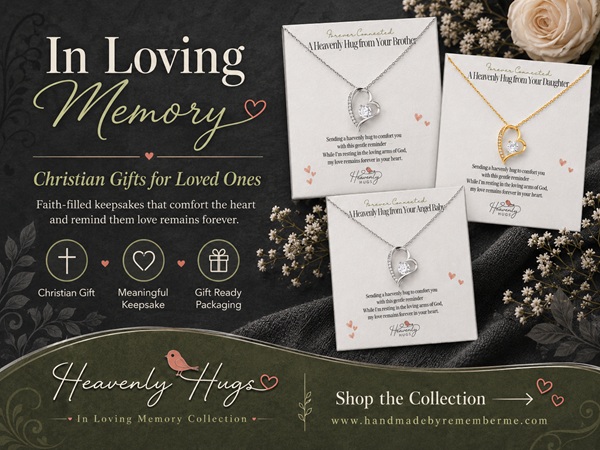 sympathy gift memorial necklaces handmade by remember me