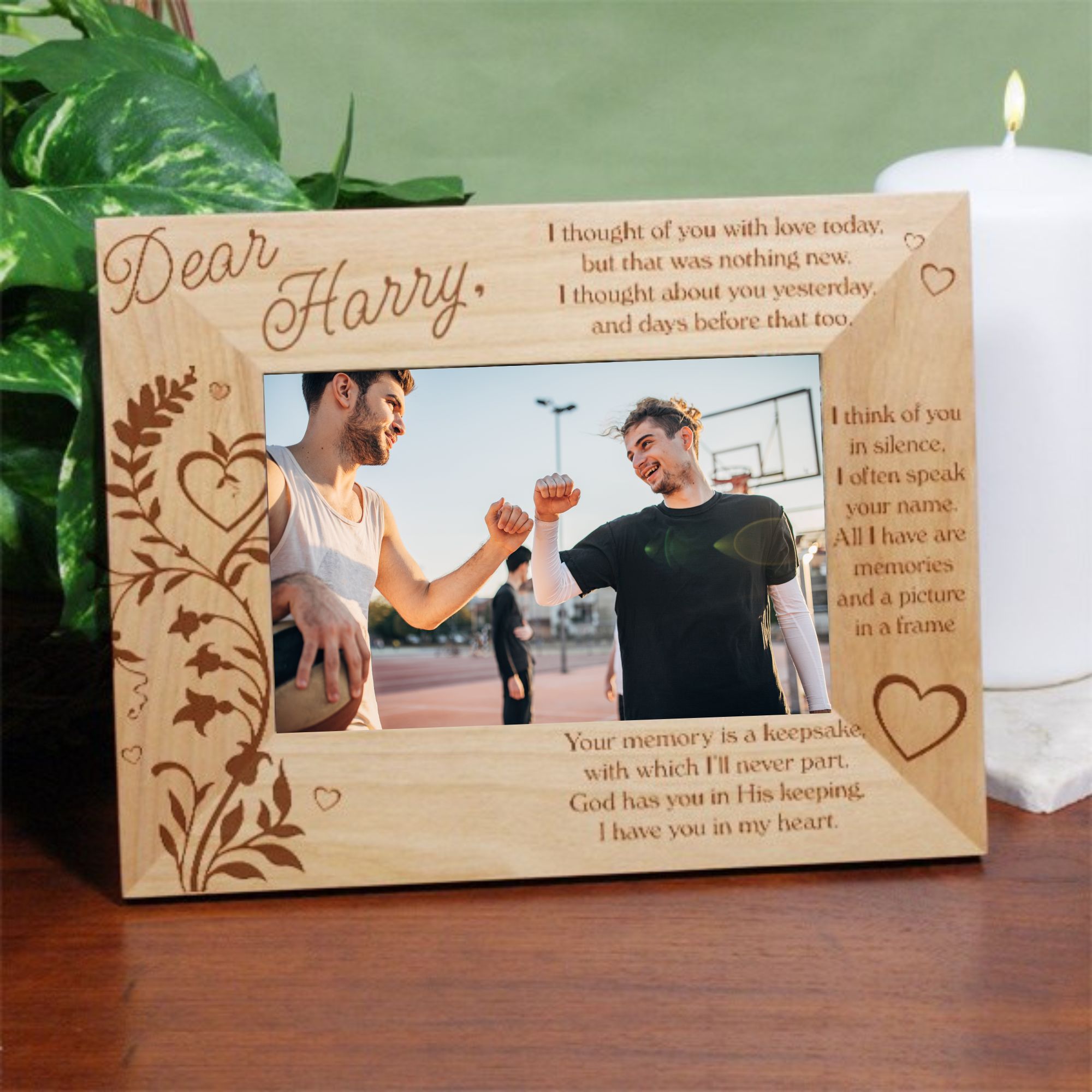 Memorial Photo Frame for Him | Husband, Son & Friend