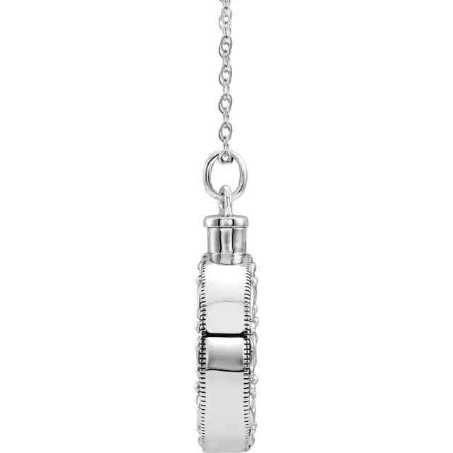 Sterling Silver Celebration of Life Cremation Ash Holder
