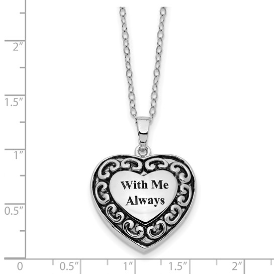 With Me Always Cremation Necklace - Cremation Jewelry