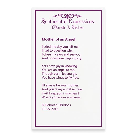 Mother of An Angel Remembrance Necklace