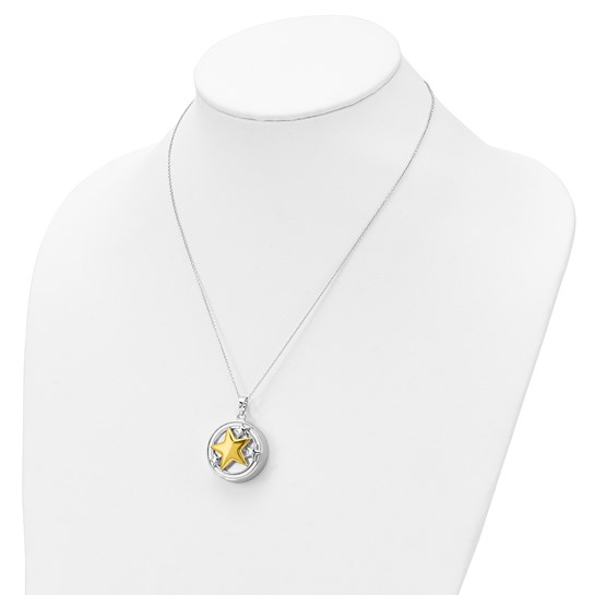 Your Brightest Star Necklace For Ashes - Cremation Jewelry