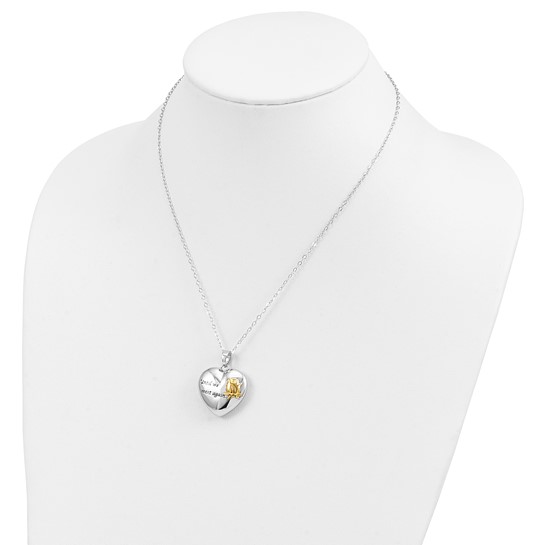 Until We Meet Again Sterling Silver Ash Holder Necklace