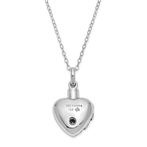 Sterling Silver Always in My Heart Ashes Necklace