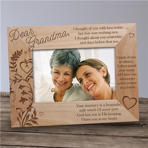 Personalized Memorial Photo Frame - Your Memory