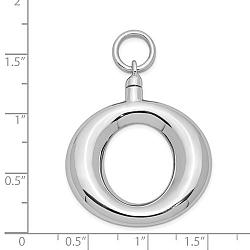 Ring Shaped Urn Pendant for Ashes- Sterling Silver