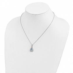 Sterling Silver Birthstone Remembrance Birthstone Necklace