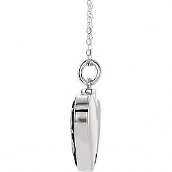 Sterling Silver Cremation Jewelry for Ashes - Loss of Dad Ashes Pendant