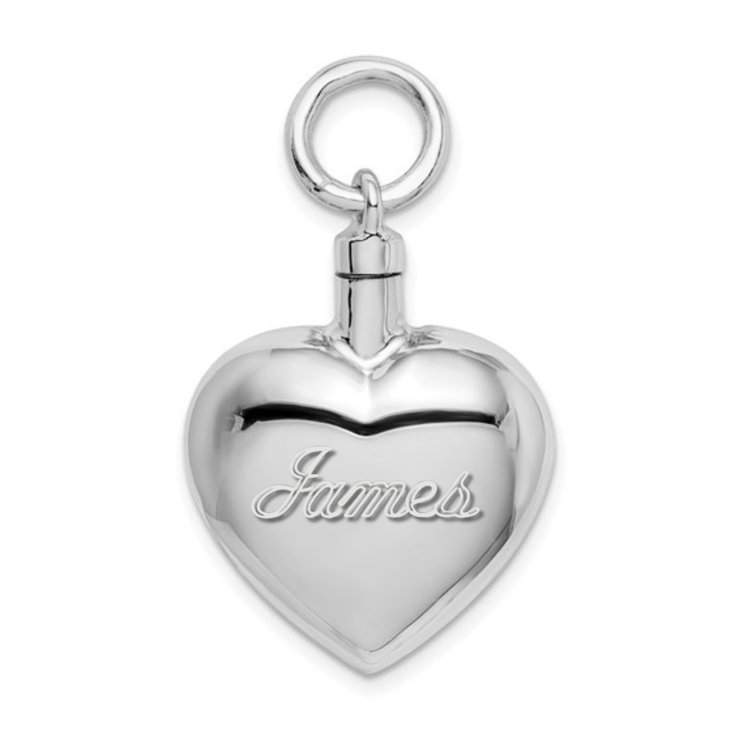 Sterling Silver Heart Cremation Jewelry for Ashes