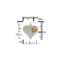 Sterling Silver Heart Remembrance Necklace - Memorial Gift Idea