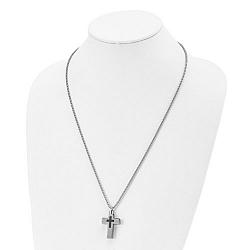 Stainless Steel Cross Ashes Necklace
